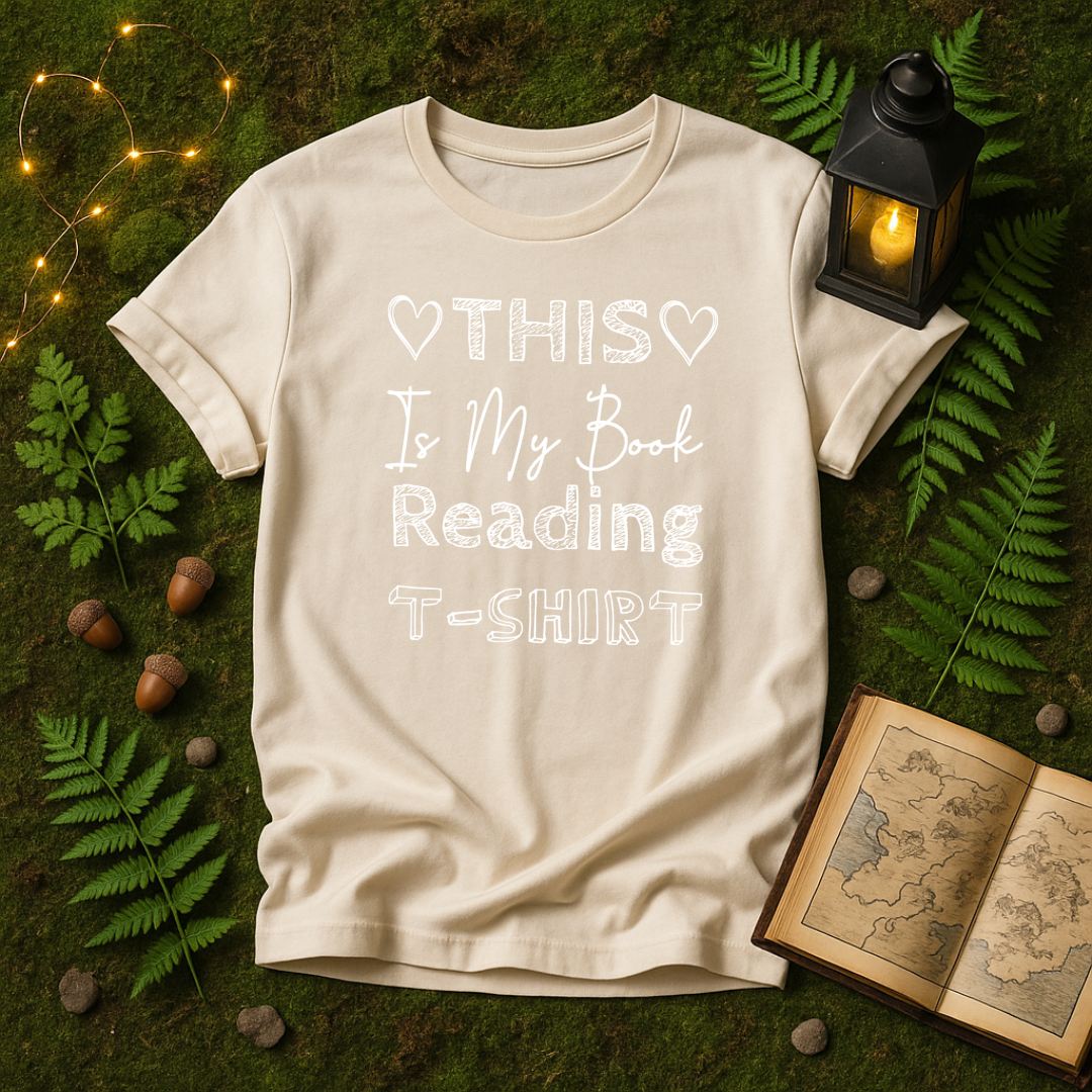 DESIGN 91 - THIS IS MY BOOK READING TSHIRT