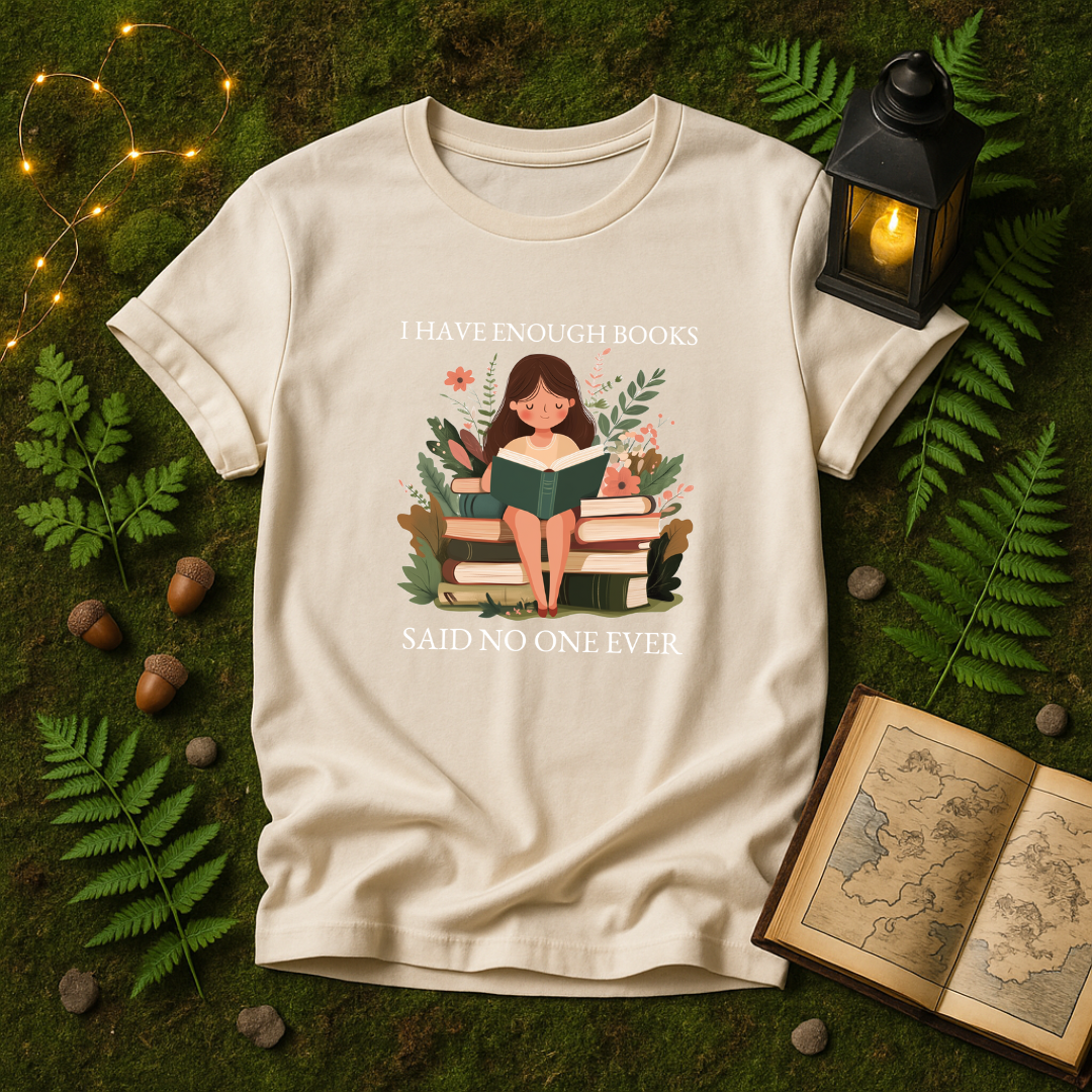 DESIGN 133 - I HAVE ENOUGH BOOKS SAID NO ONE EVER