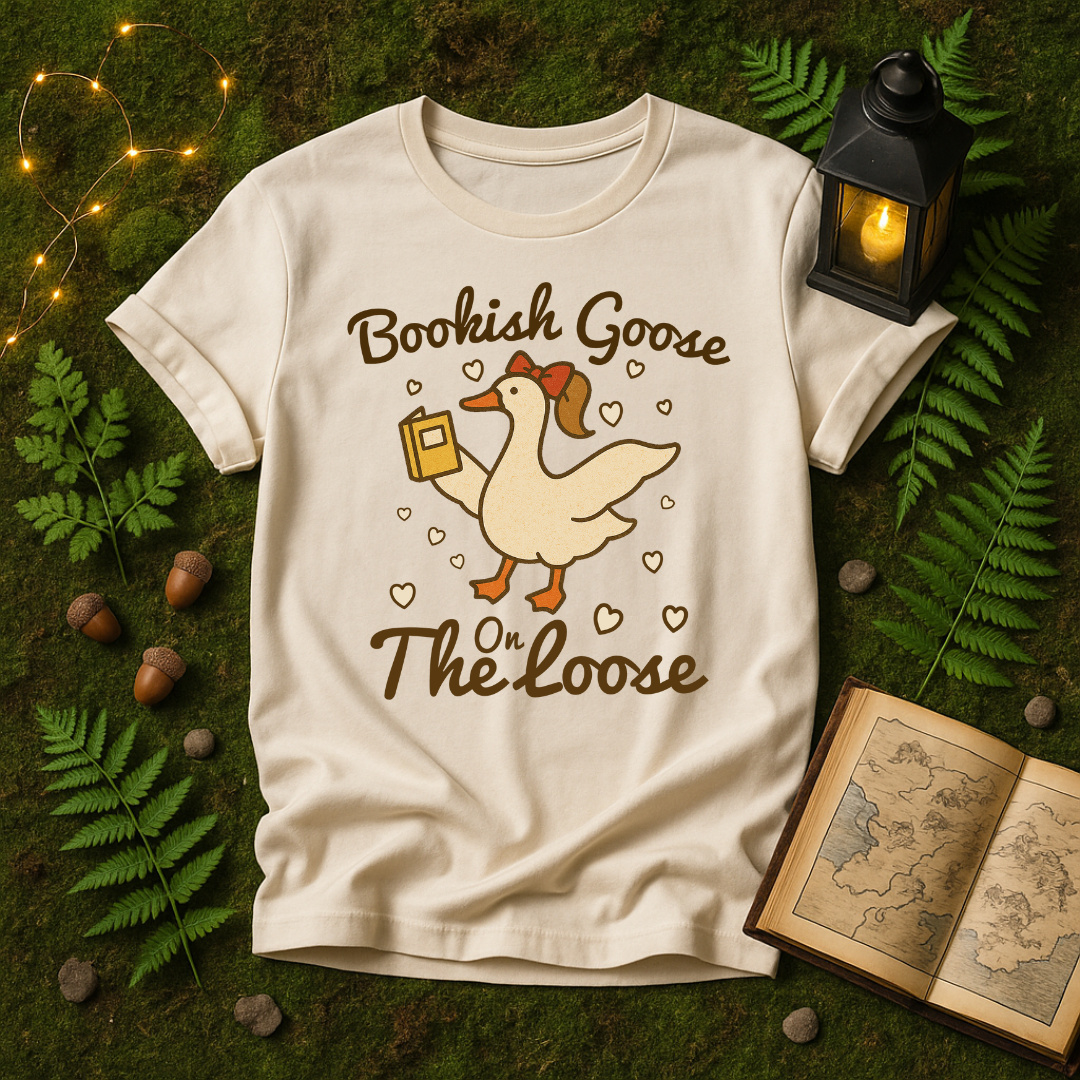 DESIGN 430 - BOOKISH GOOSE ON THE LOOSE