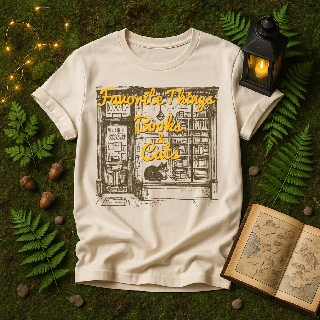 885 - FAVORITE THINGS BOOKS AND CATS