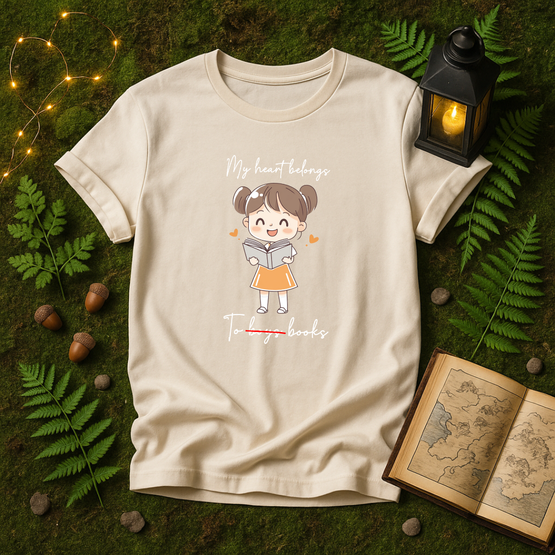 DESIGN 137 - MY HEART BELONGS TO BOOKS