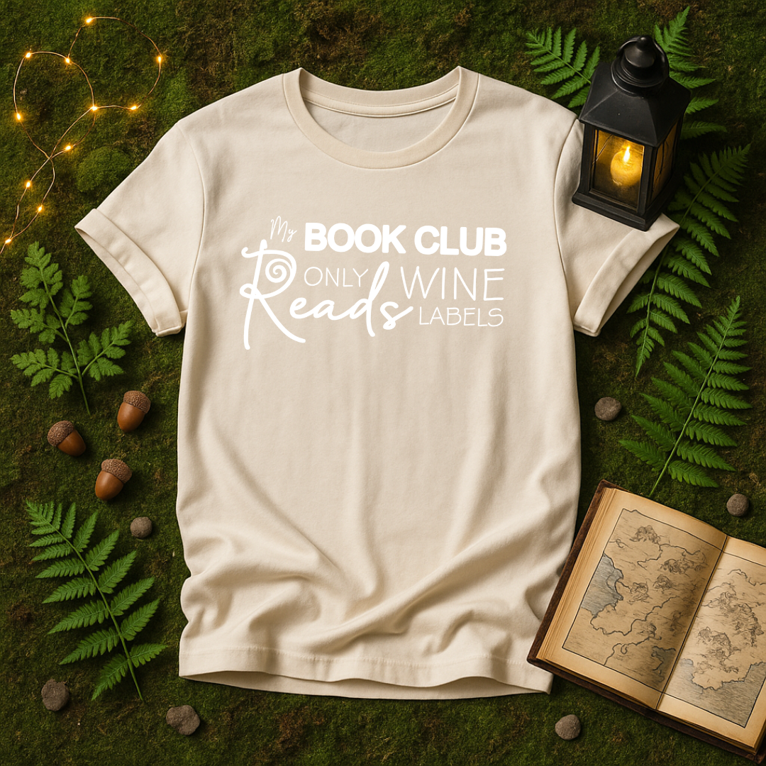 DESIGN 107 - MY BOOK CLUB ONLY READS WINE LABELS