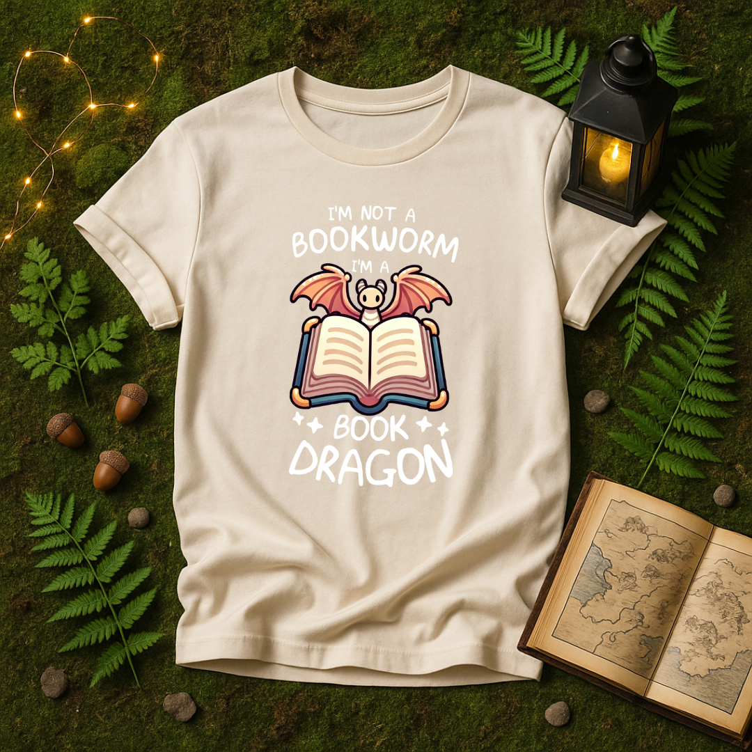 DESIGN 106 - IM NOT A BOOKWORM IM A BOOK DRAGON