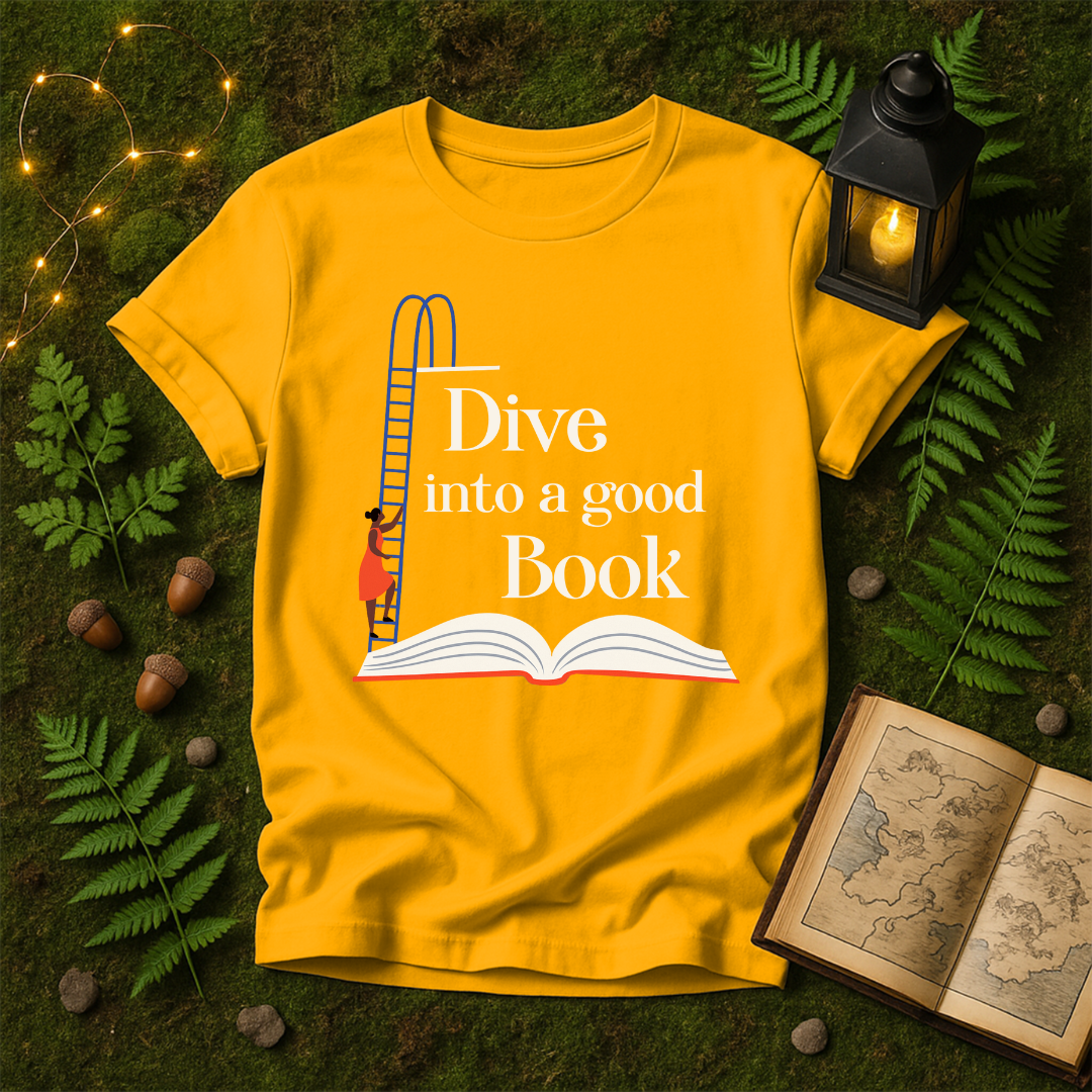 DESIGN 539 - DIVE INTO A GOOD BOOK