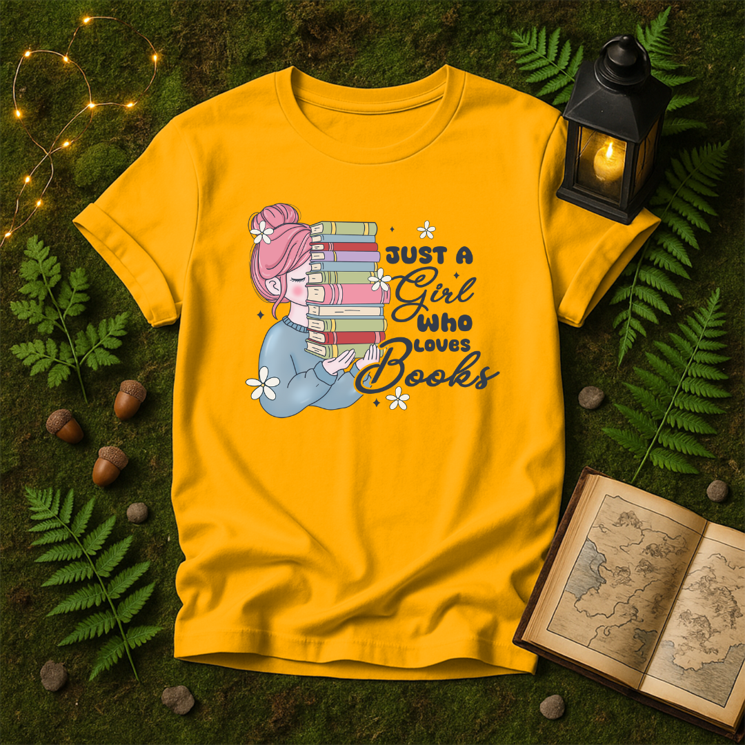 659 - JUST A GIRL WHO LOVES BOOKS