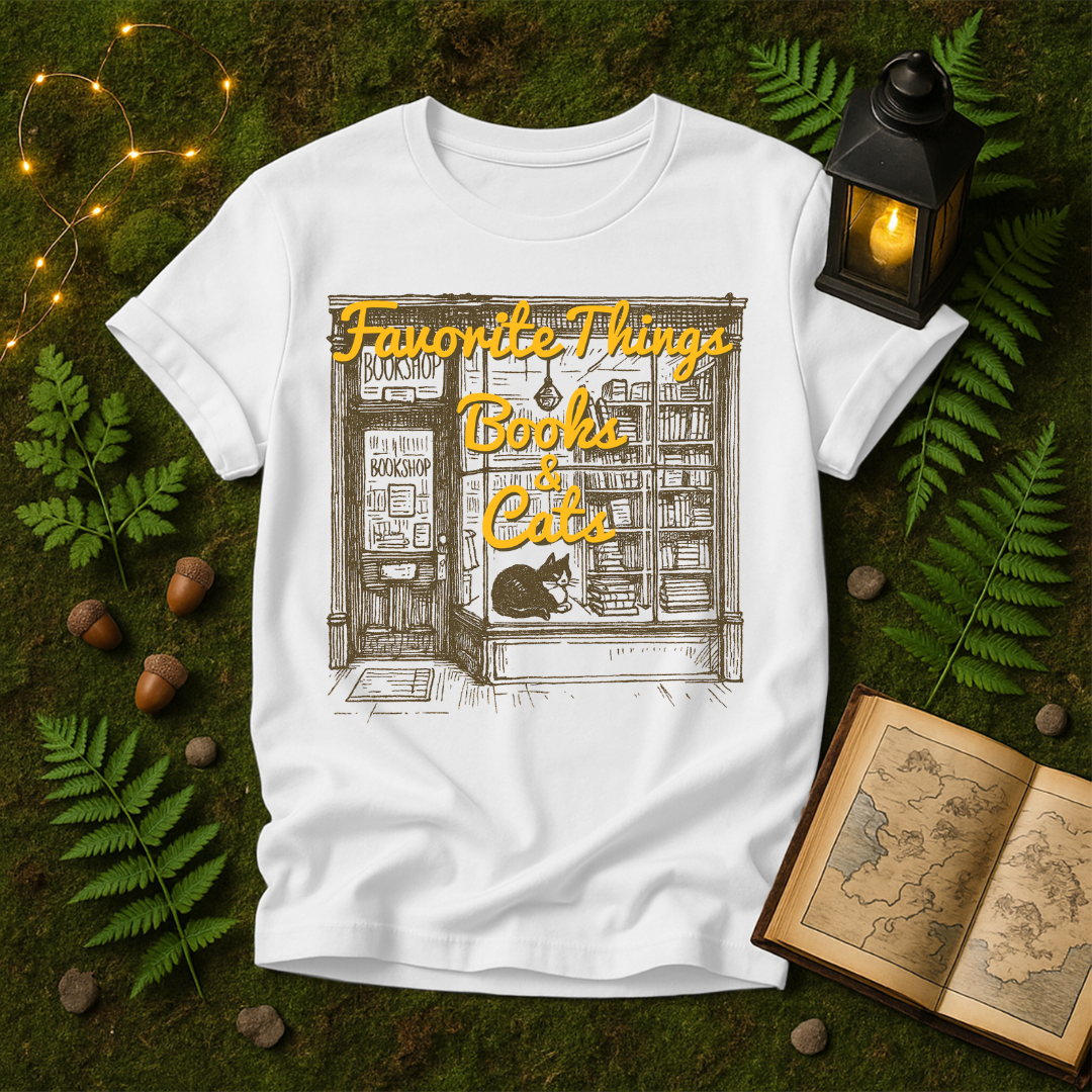 885 - FAVORITE THINGS BOOKS AND CATS