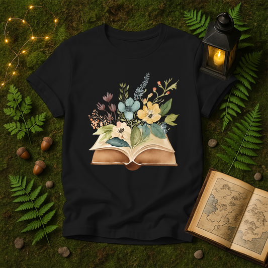 896 - BOOKS AND FLOWERS