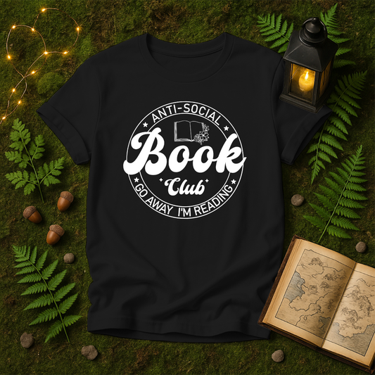 DESIGN 151 - ANTISOCIAL BOOK CLUB GO AWAY IM READING