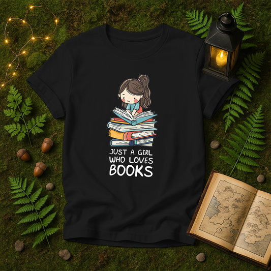DESIGN 136 - JUST A GIRL WHO LOVES BOOKS