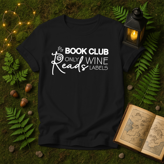 DESIGN 107 - MY BOOK CLUB ONLY READS WINE LABELS