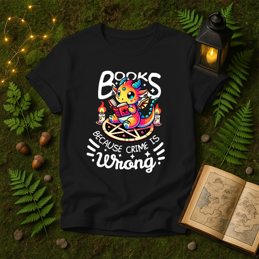 DESIGN 96 - BOOKS BECAUSE CRIME IS WRONG
