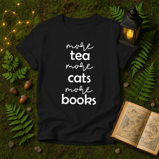 DESIGN 72 - MORE TEA MORE CATS MORE BOOKS