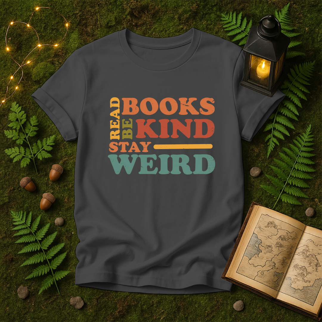 DESIGN 304 - READ BOOKS BE KIND STAY WEIRD