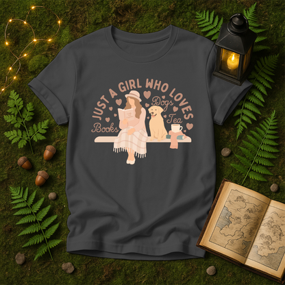 749 - JUST A GIRL WHO LOVES BOOKS