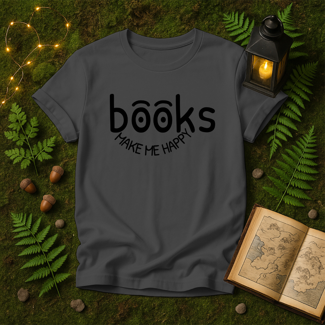 DESIGN 538 - BOOKS MAKE ME HAPPY