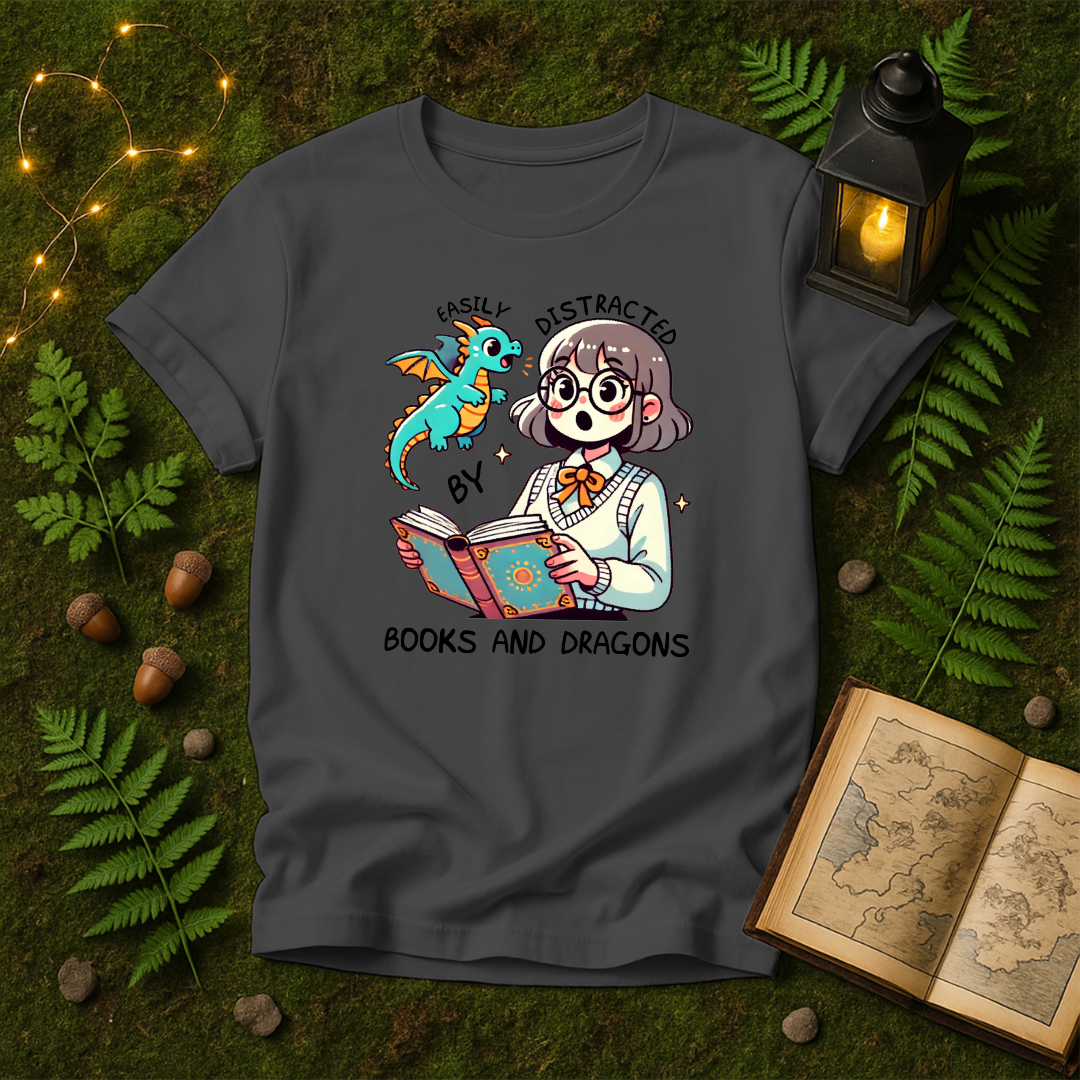 DESIGN 44 - EASILY DISTRACTED BY BOOKS AND DRAGONS