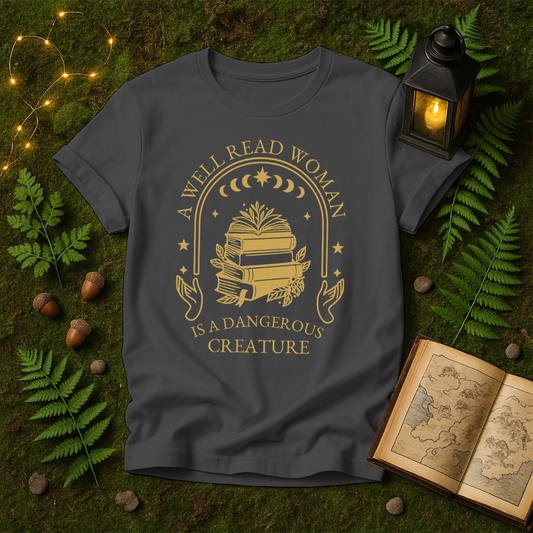 DESIGN 353 - A WELL READ WOMAN IS A DANGEROUS CREATURE