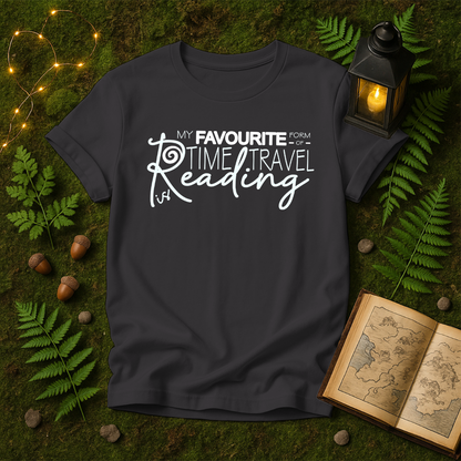 DESIGN 108 - MY FAVOURITE FORM OF TIME TRAVEL IS READING