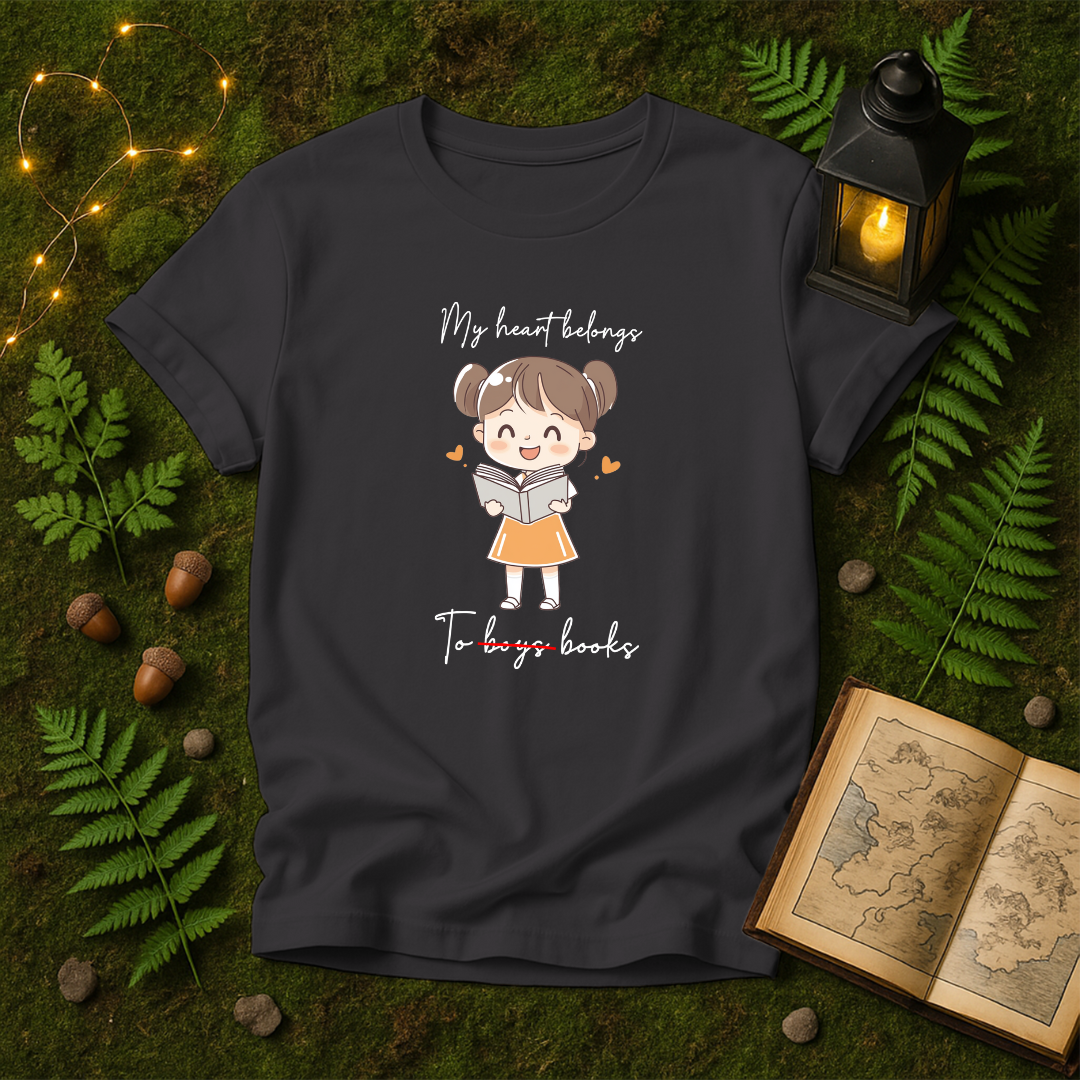 DESIGN 137 - MY HEART BELONGS TO BOOKS