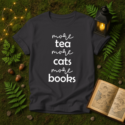 DESIGN 72 - MORE TEA MORE CATS MORE BOOKS