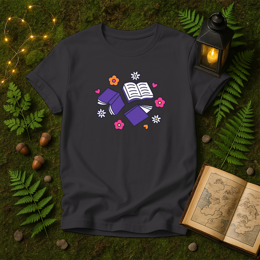 808 - FLOWERS & BOOKS