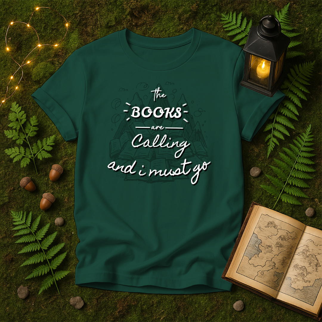 DESIGN 62 - THE BOOKS ARE CALLING AND I MUST GO