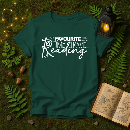 DESIGN 108 - MY FAVOURITE FORM OF TIME TRAVEL IS READING