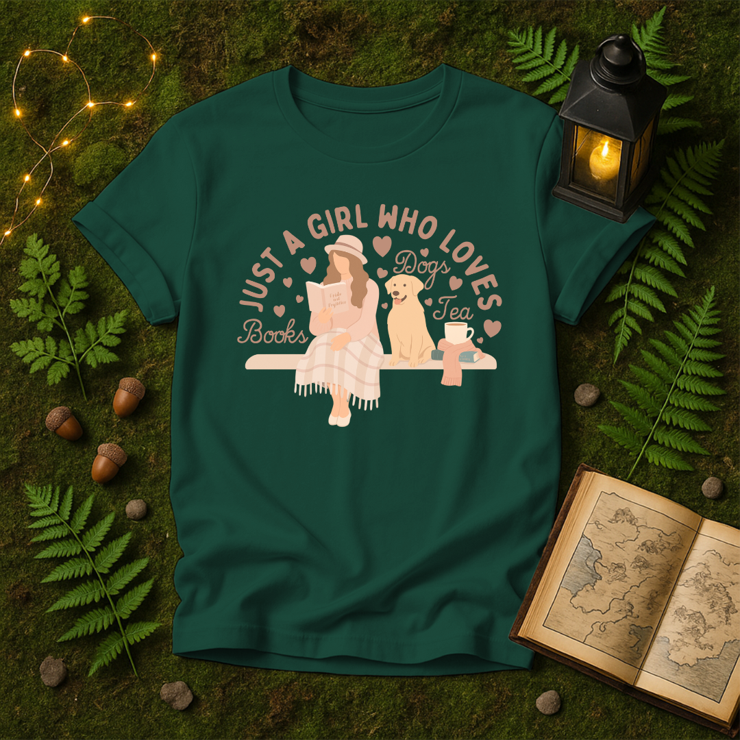 749 - JUST A GIRL WHO LOVES BOOKS