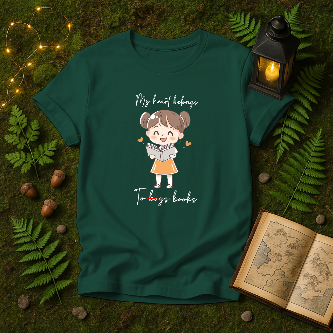 DESIGN 137 - MY HEART BELONGS TO BOOKS