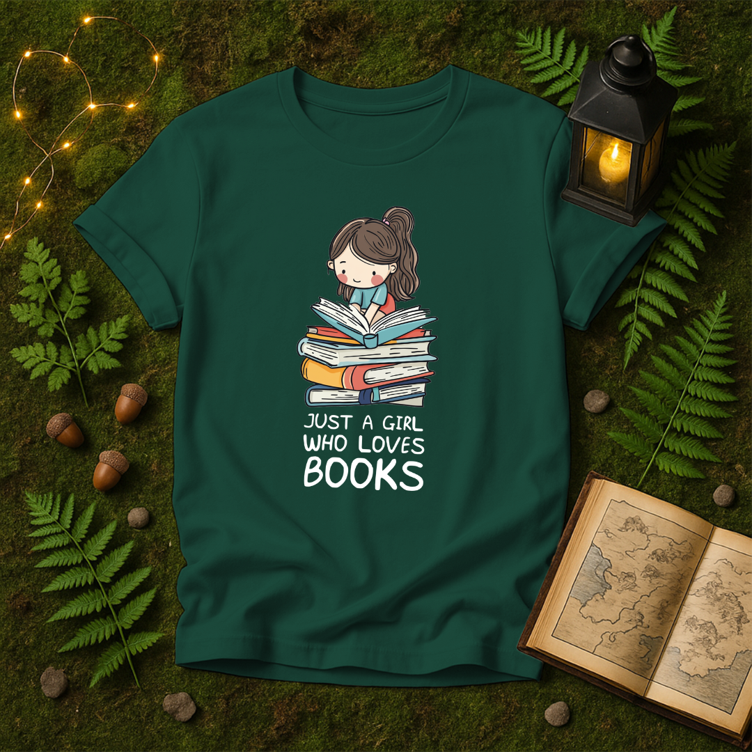 DESIGN 136 - JUST A GIRL WHO LOVES BOOKS