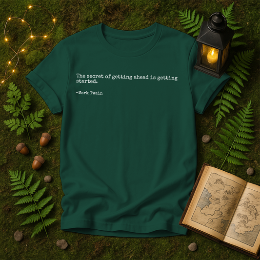 DESIGN 196 - THE SECRET OF GETTING AHEAD IS GETTING STARTED