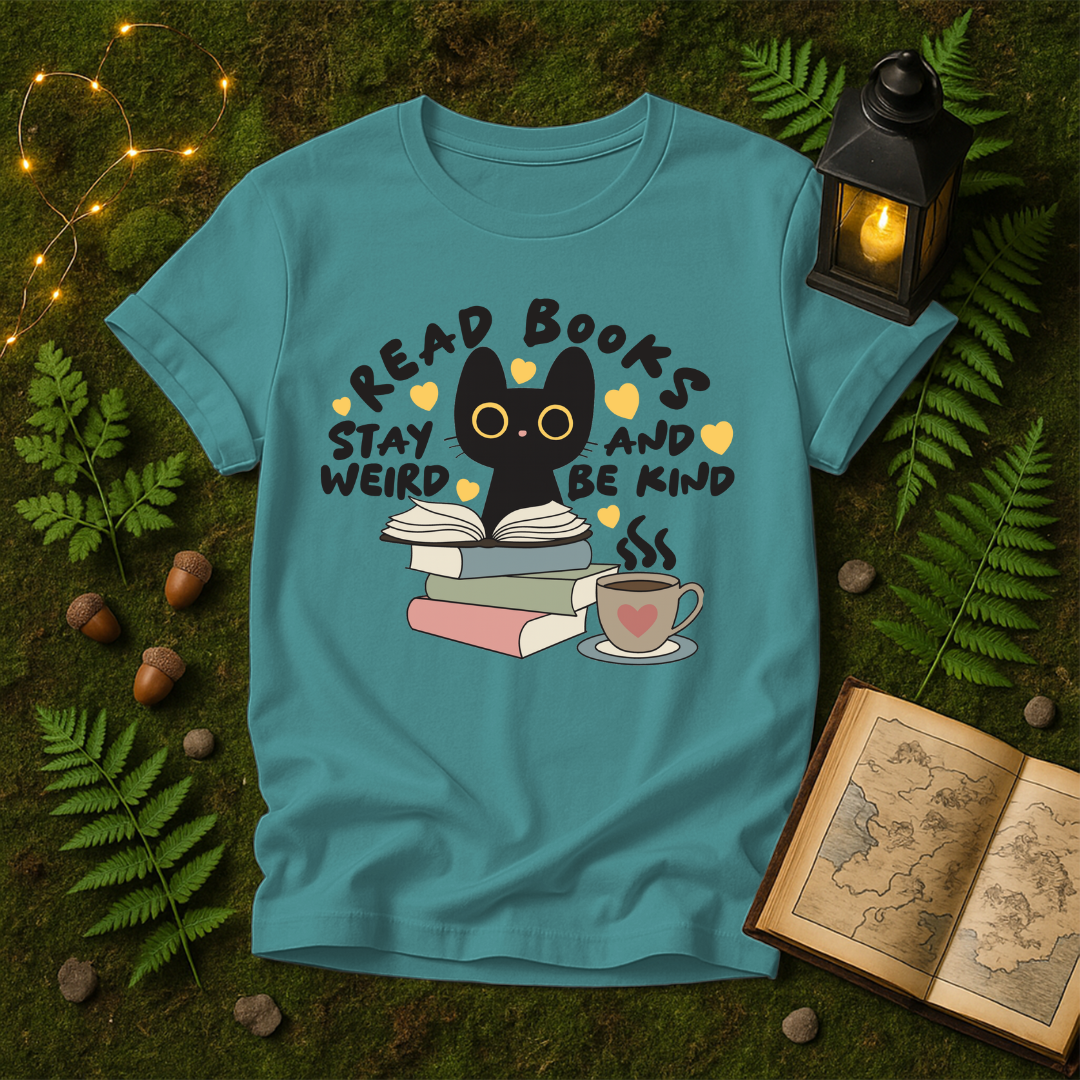 1052 - READ BOOKS STAY WEIRD BE KIND