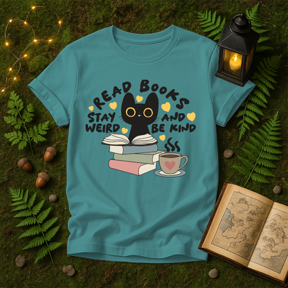 1052 - READ BOOKS STAY WEIRD BE KIND