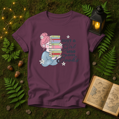 659 - JUST A GIRL WHO LOVES BOOKS