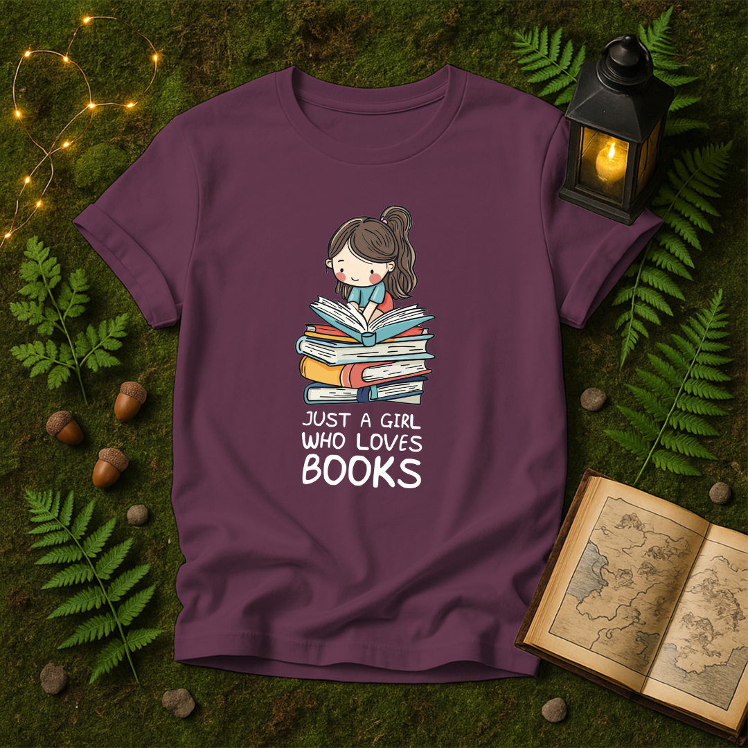 DESIGN 136 - JUST A GIRL WHO LOVES BOOKS