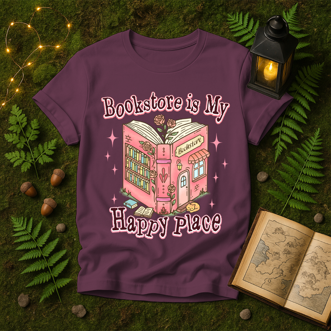 890 - BOOKSTORE IS MY HAPPY PLACE