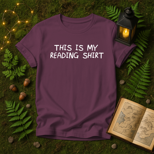 DESIGN 265 - THIS IS MY READING SHIRT