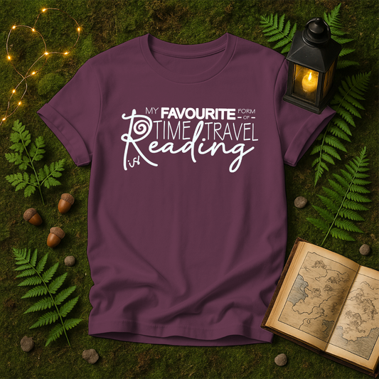 DESIGN 108 - MY FAVOURITE FORM OF TIME TRAVEL IS READING