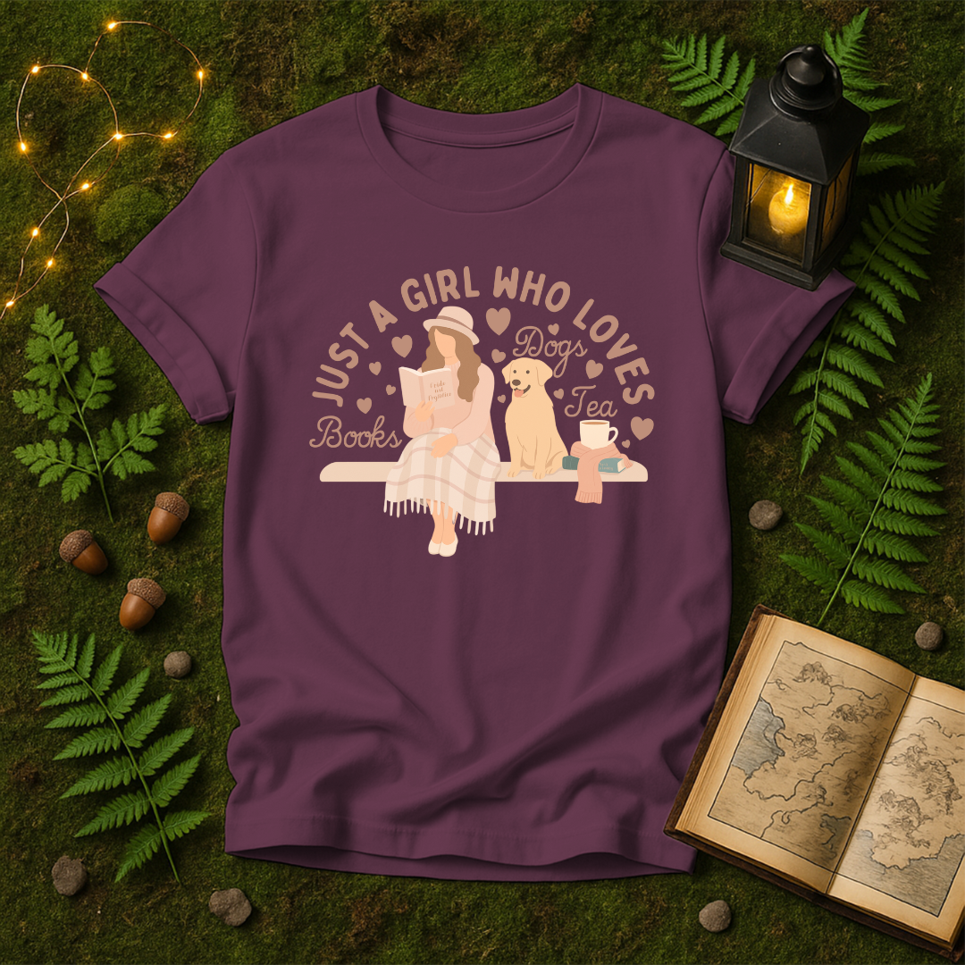 749 - JUST A GIRL WHO LOVES BOOKS