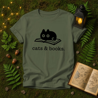 DESIGN 368 - CATS & BOOKS
