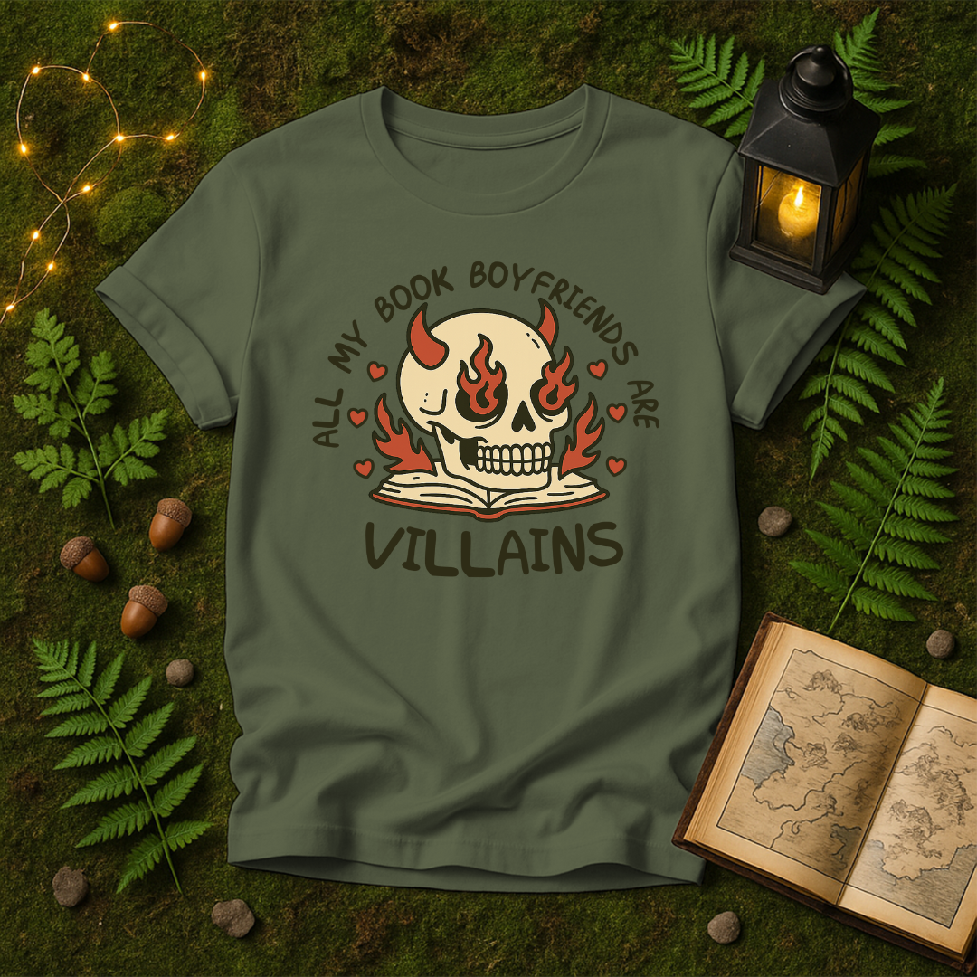 DESIGN 417 - ALL MY BOOK BOYFRIENDS ARE VILLAINS