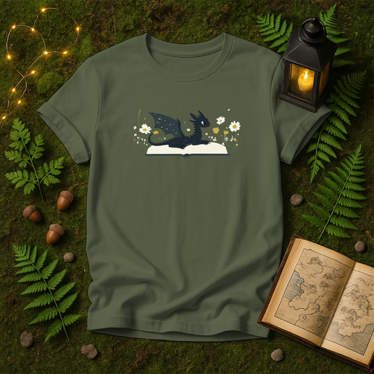966 - LAYING BOOK DRAGON