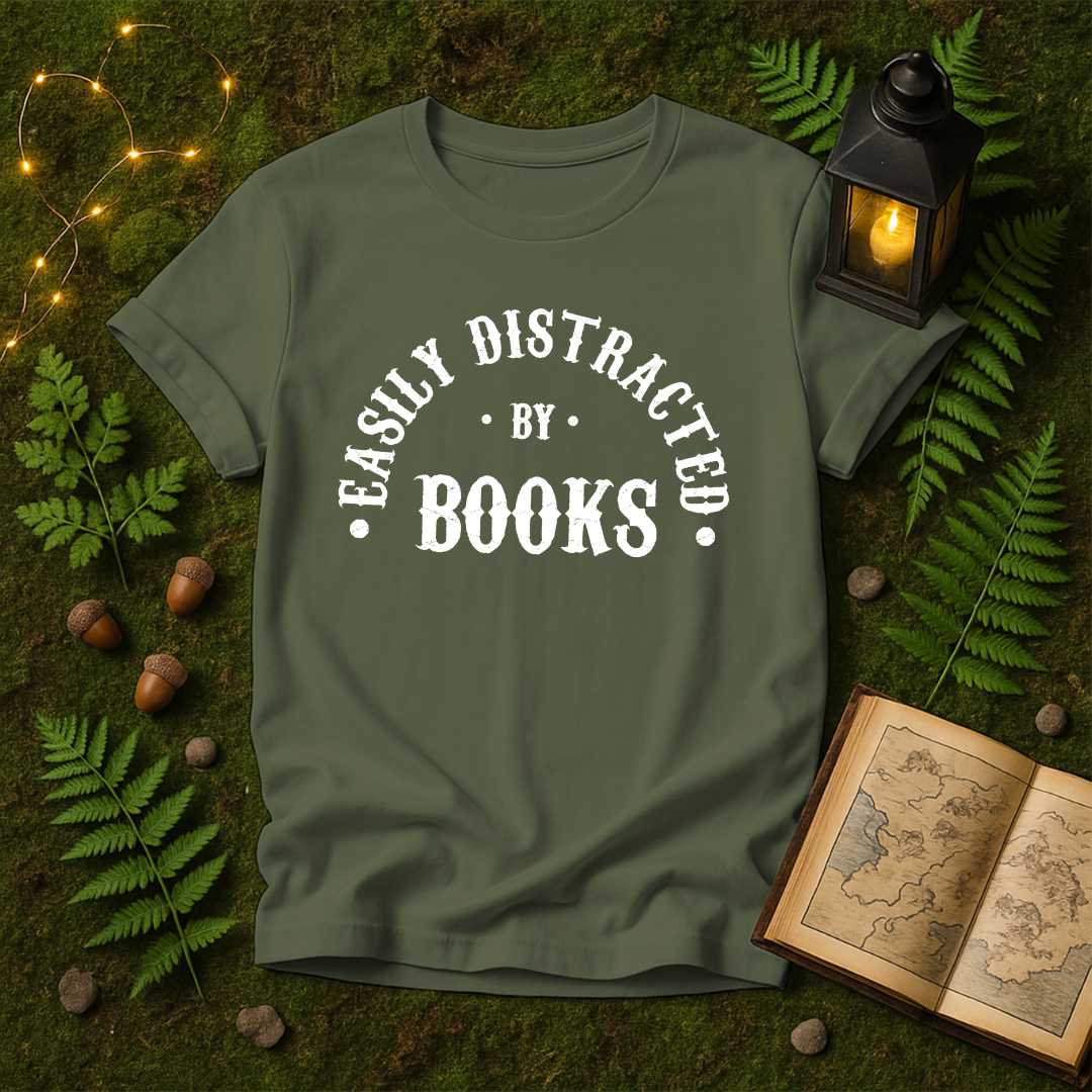 DESIGN 318 - EASILY DISTRACTED BY BOOKS