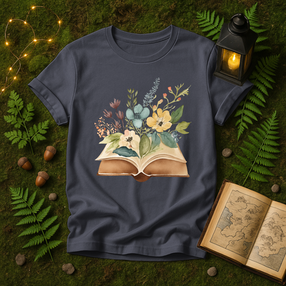 896 - BOOKS AND FLOWERS