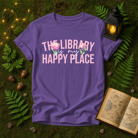 882 - THE LIBRARY IS MY HAPPY PLACE
