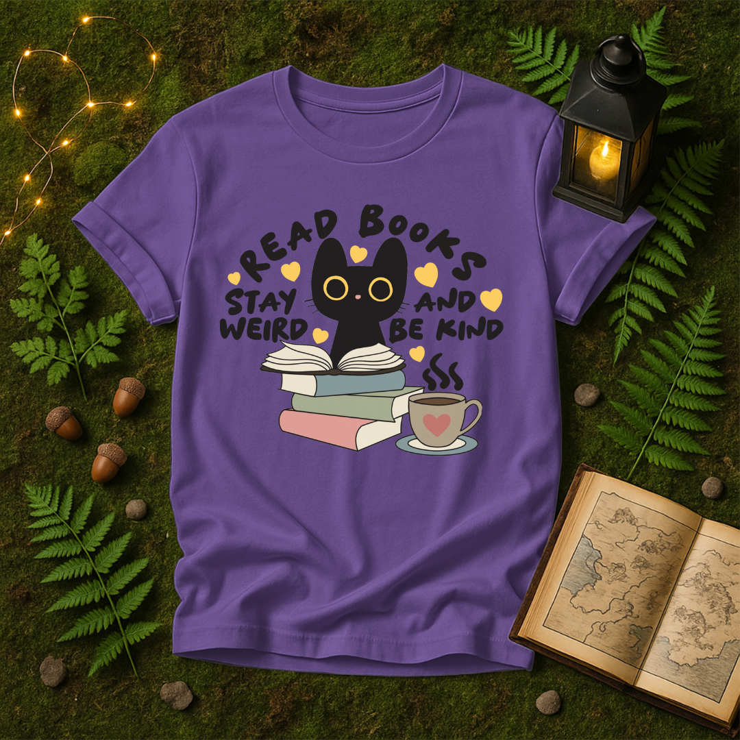 1052 - READ BOOKS STAY WEIRD BE KIND