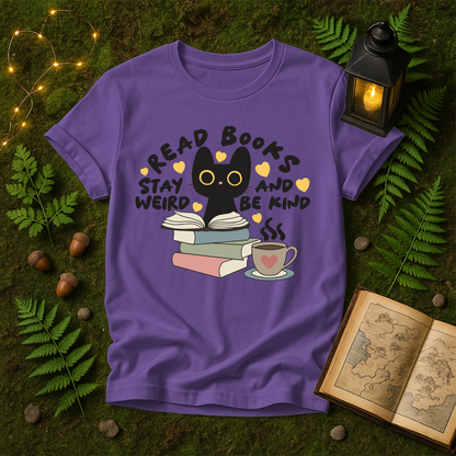 1052 - READ BOOKS STAY WEIRD BE KIND