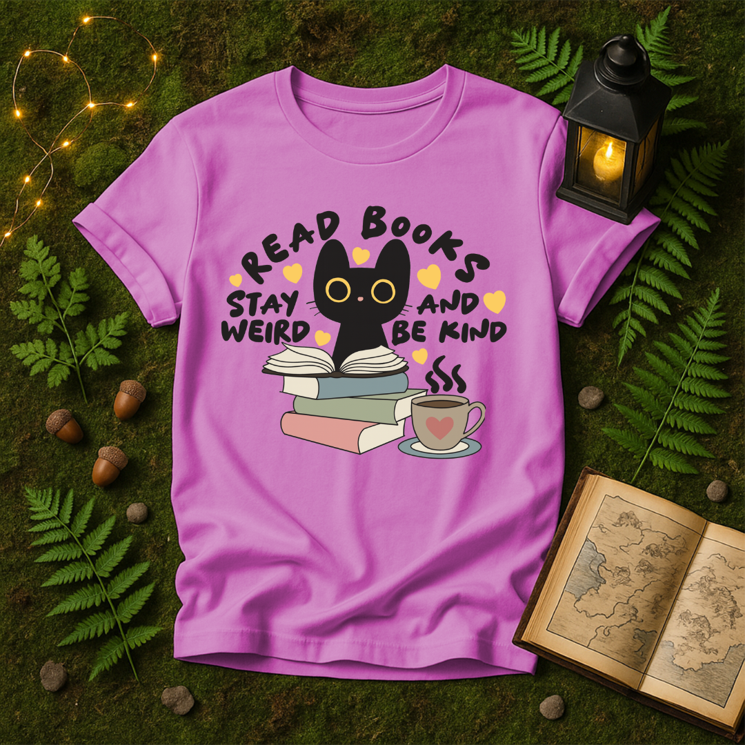 1052 - READ BOOKS STAY WEIRD BE KIND