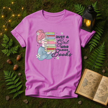 659 - JUST A GIRL WHO LOVES BOOKS