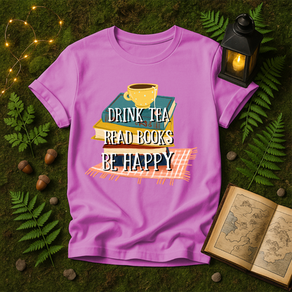 936 - DRINK TEA READ BOOKS BE HAPPY
